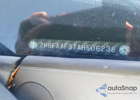 2010 Honda Civic Vp из США, поврежденный, VIN 2HGFA1F31AH506238